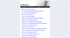 Desktop Screenshot of madhadron.com